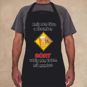 Amíg nem látsz a kezemben sört fekete