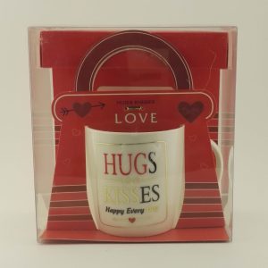 Hug & Kiss bögre díszdobozban