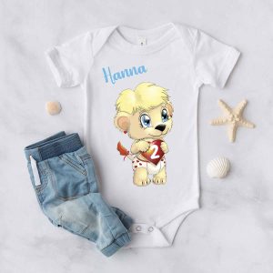 Oroszlán név, hónap fehér body