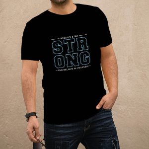 Strong fekete póló
