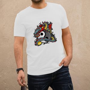 Yin-Yang fehér póló