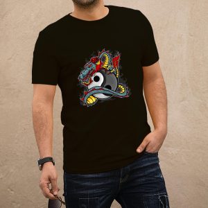 Yin-Yang fekete póló