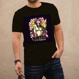 Wanted fekete póló