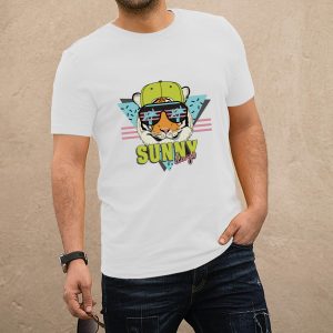 Sunny tiger fehér póló