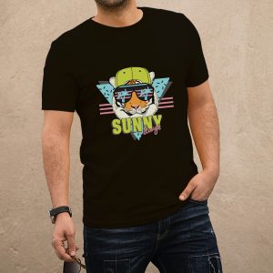 Sunny tiger fekete póló
