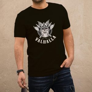 Valhalla fekete póló