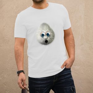 Pom-pom fehér póló