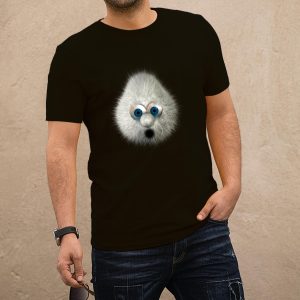 Pom-pom fekete póló