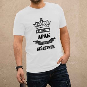Legjobb apák fehér póló