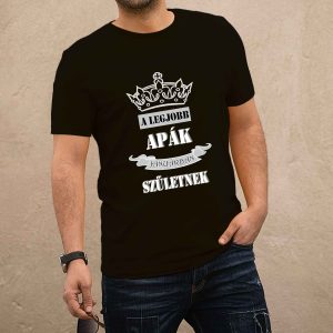 Legjobb apák fekete póló