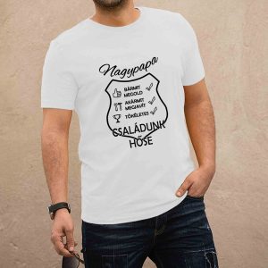 NAGYPAPA fehér póló