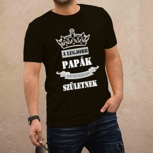 Legjobb papák fekete póló