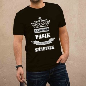 Legjobb Pasik fekete póló