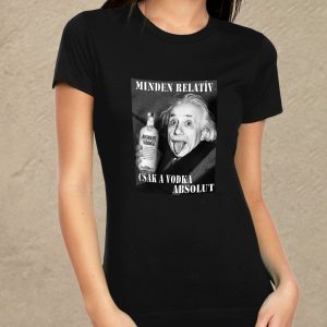 A vodka abszolut - fekete női póló