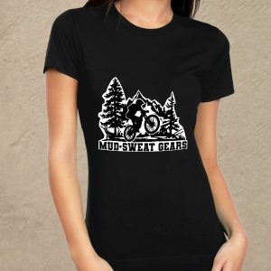 MTB - fekete női póló