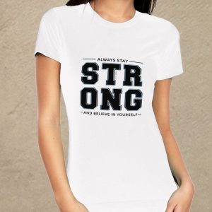 Strong - fehér női póló