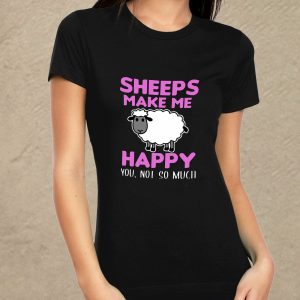 Sheeps - fekete női póló