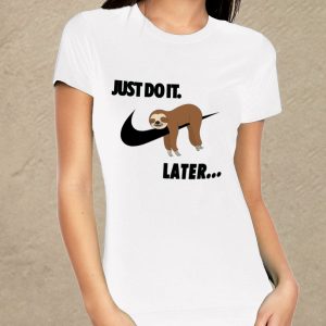 Lajhár - fehér női póló