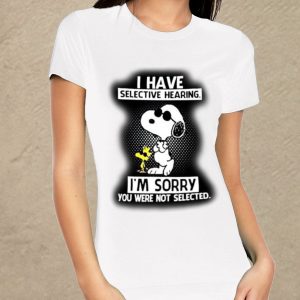 Selective hearing - fehér női póló