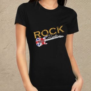 Rock - fekete női póló