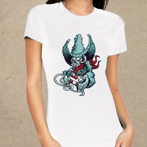 Gamer fehér női póló