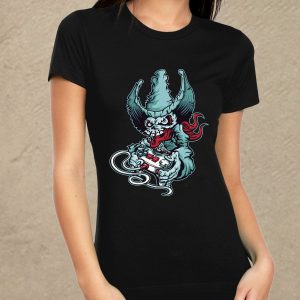 Gamer fekete női póló