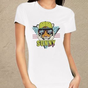 Sunny tiger fehér női póló