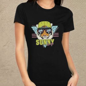 Sunny tiger fekete női póló