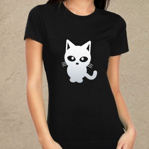 Black cat fekete női póló