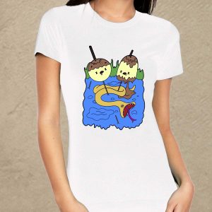 Princess-Bubblegum fehér női póló