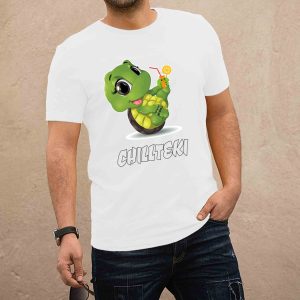 Chillteki fehér póló