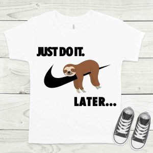 Lajhár fehér gyermek póló