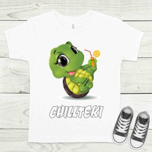 Chillteki fehér gyermek póló