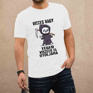 Vicces vagy fehér póló