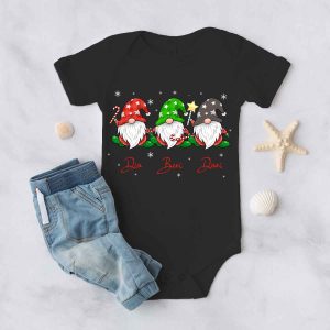 Karácsonyi manók fekete body nevekkel