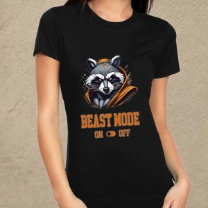 Beast mode fekete női póló